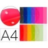 CARPETA LIDERPAPEL DOSSIER A4 CIERRE DE VELCRO COLORES SURTIDOS PACK 10+2 GRATIS
