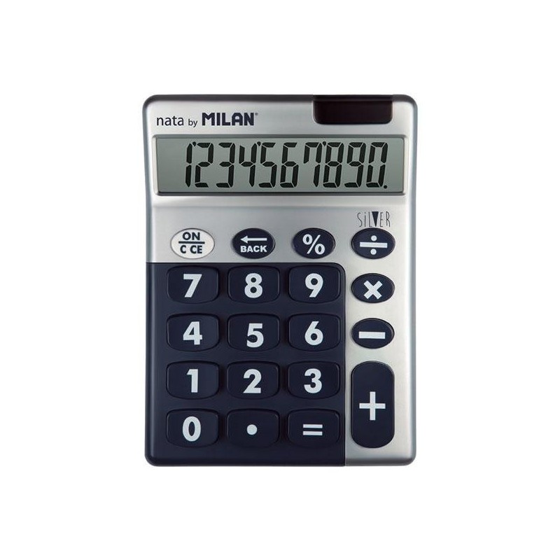 Calculadora sobremesa Milan Nata by Milan Silver - 10 dígitos
