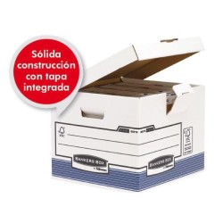 Contenedor de archivos Bankers Box System Series - 293 x 350 x 370 mm (PACK INDIVISIBLE DE 10 UNIDADES)