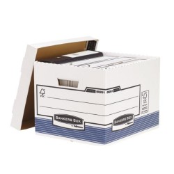 Contenedor de archivos Bankers Box System Series - 333 x 285 x 390 mm (PACK INDIVISIBLE DE 10 UNIDADES)