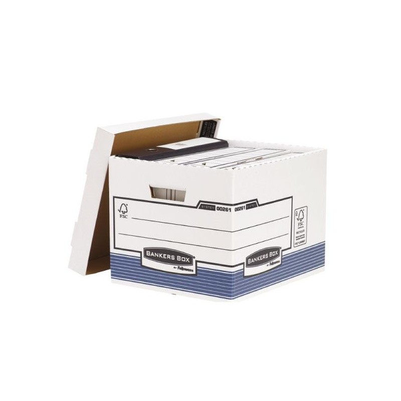 Contenedor de archivos Bankers Box System Series - 333 x 285 x 390 mm (PACK INDIVISIBLE DE 10 UNIDADES) Contenedor de archivos Bankers Box System Series - 333 x 285 x 390 mm (PACK INDIVISIBLE DE 10 UNIDADES)
