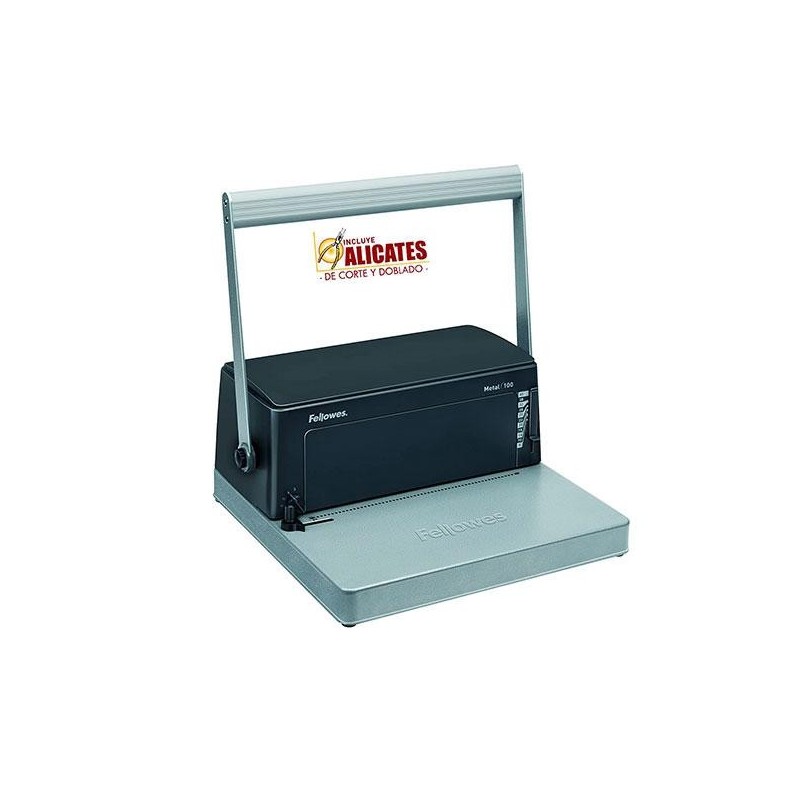 Encuadernadora espiral Fellowes Metal 100