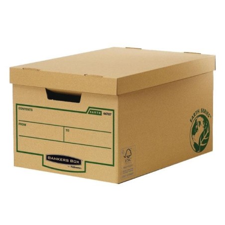 Contenedor de archivos Bankers Box Earth Series - 325 x 260 x 445 mm (PACK INDIVISIBLE DE 10 UNIDADES)