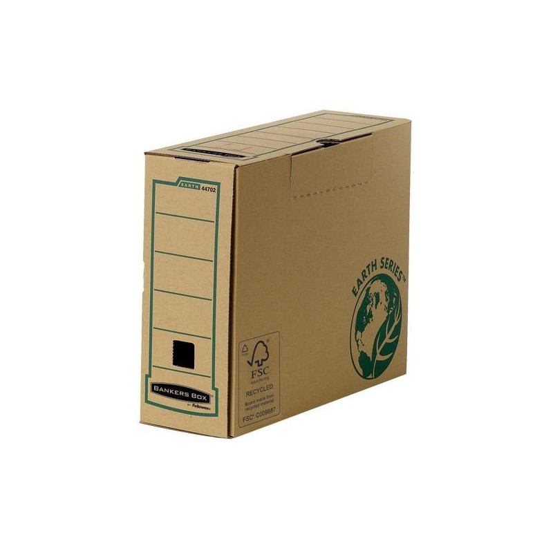 Caja archivo definitivo Bankers Box Earth Series - 350 x 255 mm - lomo 100 mm (PACK INDIVISIBLE DE 20 UNIDADES) Caja archivo definitivo Bankers Box Earth Series - 350 x 255 mm - lomo 100 mm (PACK INDIVISIBLE DE 20 UNIDADES)