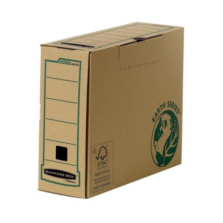 Caja archivo definitivo Bankers Box Earth Series - 350 x 255 mm - lomo 100 mm (PACK INDIVISIBLE DE 20 UNIDADES)