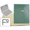 CARPETA CLASIFICADOR CARTON COMPACTO SARO FOLIO VERDE -12 DEPARTAMENTOS