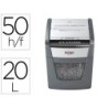 DESTRUCTORA DE DOCUMENTOS REXEL OPTIMUM AUTOFEED+ 50X EU CAPACIDAD DE CORTE 50 HOJAS DESTRUYE GRAPAS Y CLIPS