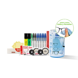 Pack Pantallas – Spray Limpia Pantallas y Material de Oficina