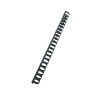 Canutillo de plástico Fellowes - 21 perforaciones - 150 hojas - Color negro - Caja 100 ud