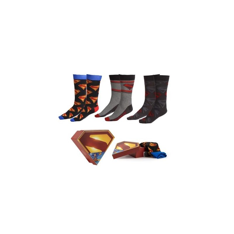 Calcetines Superman 3 pares | Regalo Navidad y Reye Magos