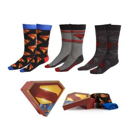 Calcetines Superman 3 pares | Regalo Navidad y Reye Magos