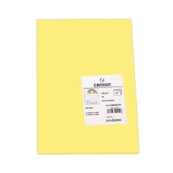 Cartulina Canson Iris - A4 - 185 g - Color amarillo limón (PACK INDIVISIBLE DE 50 UNIDADES)