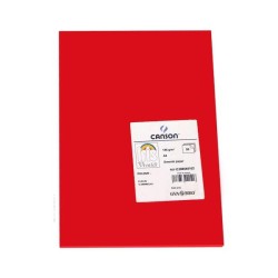 Cartulina Canson Iris - A4 - 185 g - Color rojo (PACK INDIVISIBLE DE 50 UNIDADES)
