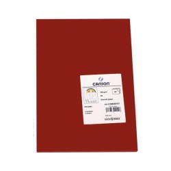 Cartulina Canson Iris - A4 - 185 g - Color granate (PACK INDIVISIBLE DE 50 UNIDADES)