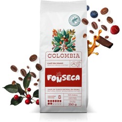 Café en grano Colombia 100% arábica. Sabor intenso