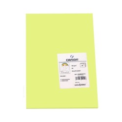 Cartulina Canson Iris - A4 - 185 g - Color verde manzana (PACK INDIVISIBLE DE 50 UNIDADES)