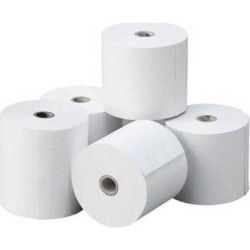 Rollo de papel térmico 80x80x12 mm, libre de BPA