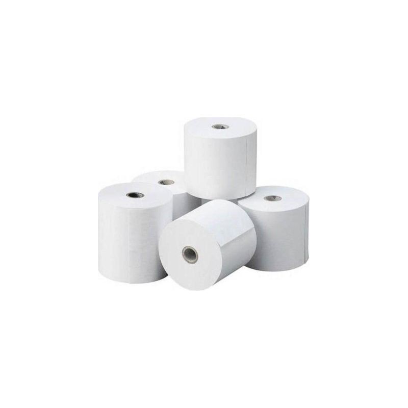 Rollo de papel térmico 80x80x12 mm, libre de BPA