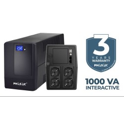 SAI PHASAK ESENTIAL 1000 VA LCD TÁCTIL USB+RJ45