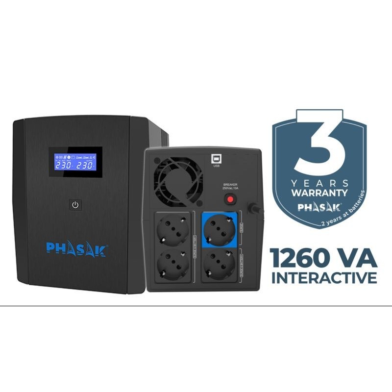 SAI PHASAK SIRIUS 1260VA INTERACTIVE