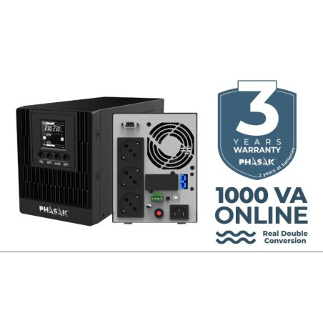 SAI PHASAK ONLINE 1000 VA LCD