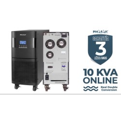 SAI PHASAK ONLINE 10.000 VA LCD+OPCIÓN SNMP (1 FACTOR POTENCIA)