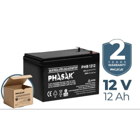 BATERIA PHASAK 12V 12AMP