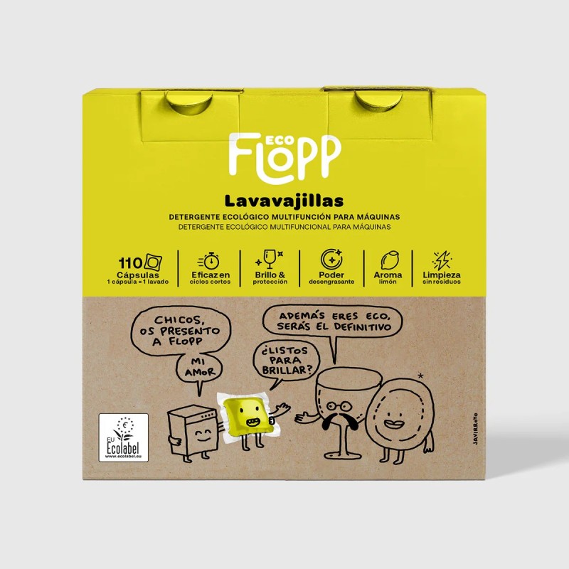 Flopp Lavavajillas Gel ECO