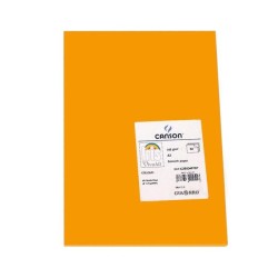 Cartulina Canson Iris - A3 - 185 g - Color mandarina (PACK INDIVISIBLE DE 50 UNIDADES)