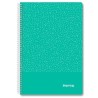 IMPREX CUADERNO ESPIRAL TAPA PP FOLIO 80H 90GR 4X4