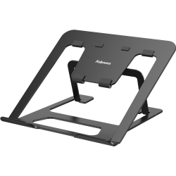 Elevador para portátil Fellowes Alumia metálico plegable para oficinas y teletrabajo, colo rnegro.