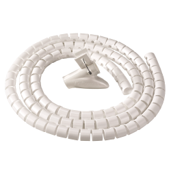 Organizador cables CableZip™ en color blanco.