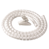 Organizador cables CableZip™ en color blanco.