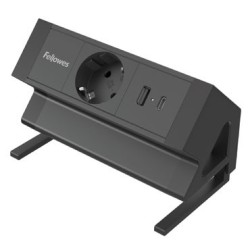 Regleta empotrable de mesa con USB-C PD20W