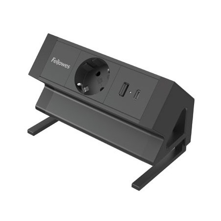 Regleta empotrable de mesa con USB-C PD20W