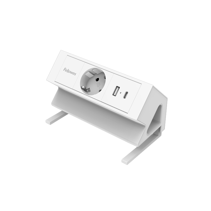 Regleta empotrable de mesa con USB-C PD20W