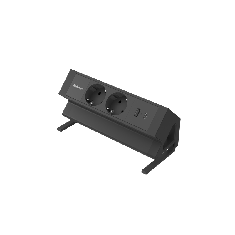 Regleta empotrable de mesa con USB-C PD20W