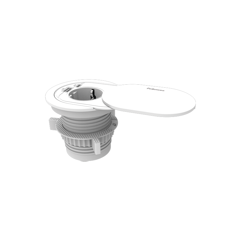 Toma de corriente encastrable para escritorio Fellowes USB-C