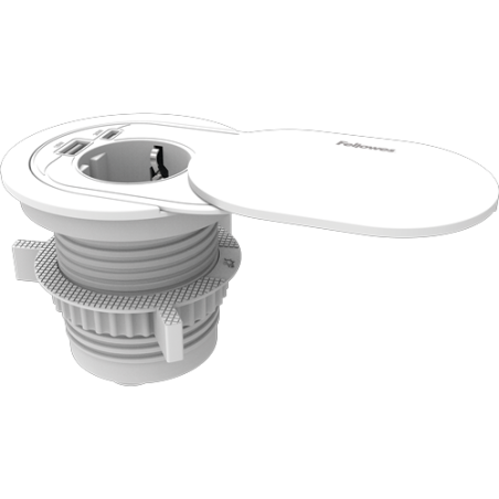Toma de corriente encastrable para escritorio Fellowes USB-C