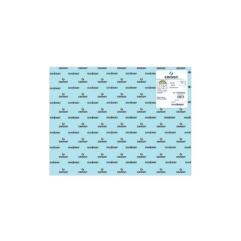 Cartulina Canson Iris - 50 x 65 cm - 185 g - Color azul cielo (PACK INDIVISIBLE DE 25 UNIDADES) Cartulina Canson Iris - 50 x 65 cm - 185 g - Color azul cielo (PACK INDIVISIBLE DE 25 UNIDADES)