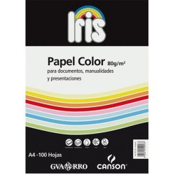 Papel Canson Iris - A4 - 80 g - Color lavanda - Pack 100 hojas