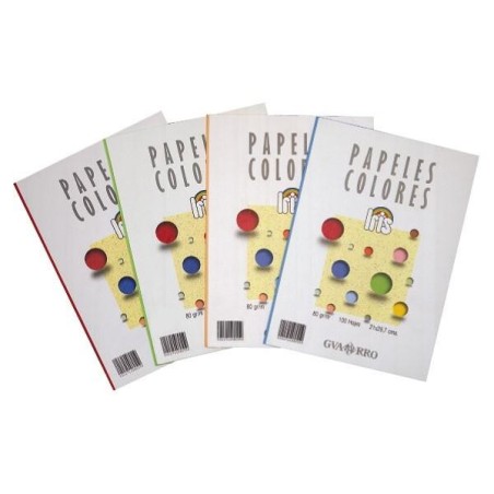 Papel Canson Iris - A4 - 80 g - Color rojo tomate - Pack 100 hojas