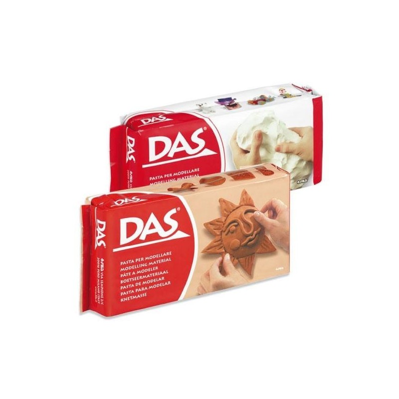 Pasta para modelar Das - 500 g - Color blanco