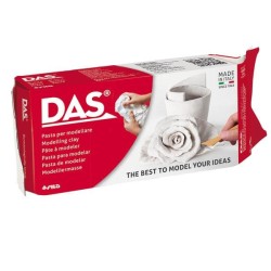 Pasta para modelar Das - 1 kg - Color blanco