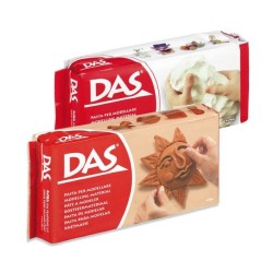 Pasta para modelar Das - 1 kg - Color terracota