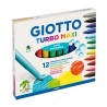 Rotulador Giotto Turbo Maxi - 5 mm - Colores surtidos - Estuche 12 ud