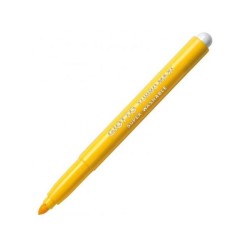 Rotulador Giotto Turbo Maxi - 5 mm - Color amarillo - Caja 12 ud