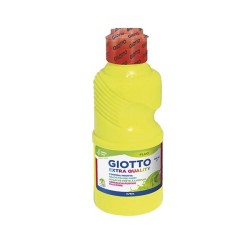 Témpera líquida Giotto Flúor - 250 ml - Color amarillo