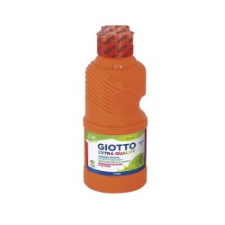 Témpera líquida Giotto Flúor - 250 ml - Color naranja