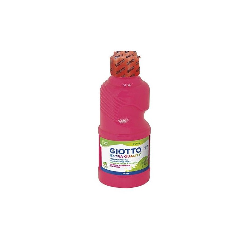 Témpera líquida Giotto Flúor - 250 ml - Color rosa Témpera líquida Giotto Flúor - 250 ml - Color rosa